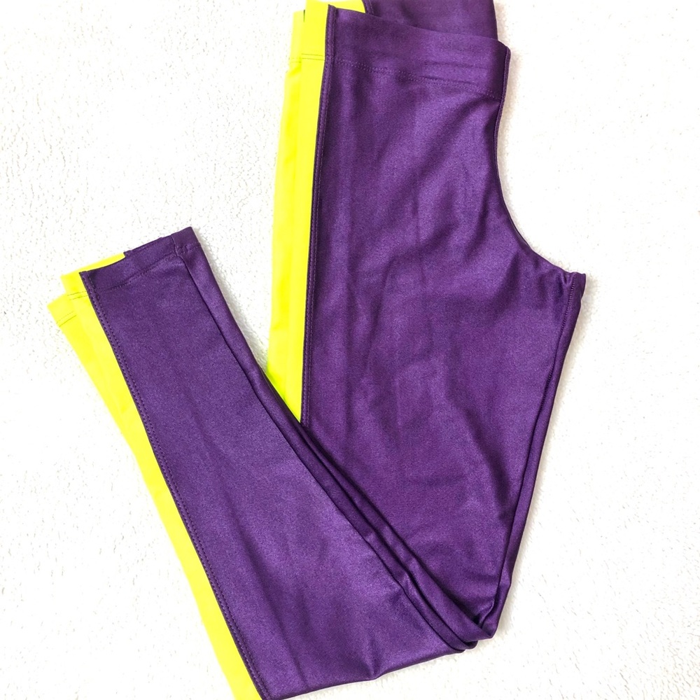 Clara Bella Purple and Neon Leggings